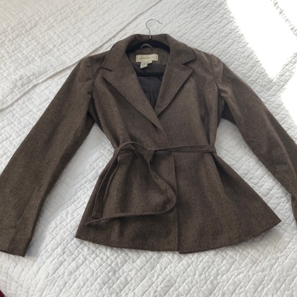 EUC Eddie Bauer Brown Tweed Suit Jacket - Picture 2 of 12